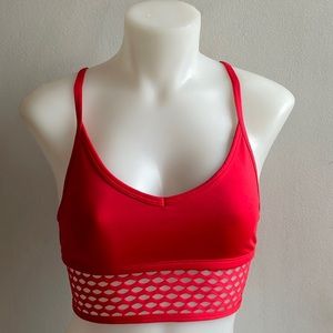 Pink Sports Bra Size Small